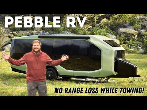 Pebble Full Tour! A Towable RV Made For EVs - Fully Integrated Battery, Motor, Solar, & Software