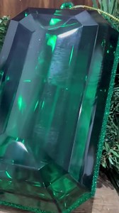 9 Inch, Emerald Ornament, Gem Ornament, Jewel Ornament, Wreath Attachment, Christmas Decor - Etsy