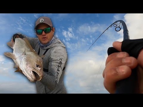 Targeting Kob on live bait and lures in the surf! Fishing for Mulloway in South Africa.
