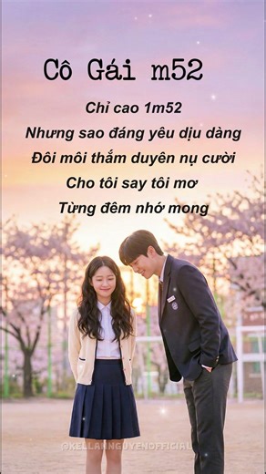 Chỉ Cao 1m52 Nhưng Sao Đáng Yêu Dịu Dàng #lyrics #loibaihat #lyricsvideo #cogaim52 #nhachaymoingay