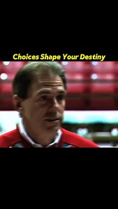 4.2K reactions · 1K shares | Nick Saban reminds us that real success isn’t just about what you achieve, it’s about who you become. Your character, built daily through your mindset, habits, and priorities, shapes your future. Every choice moves you closer to your goals or further away. Discipline is doing the right thing, the right way, at the right time! In sports, business, or life, talent fades, but strong character lasts forever. | Motivated Success | Facebook