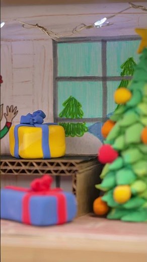 Crayola Creative Moments: Model Magic North Pole Shoebox Craft