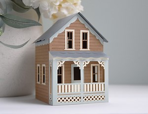 Putz House SVG Template for Cutting Machines: DIY Paper Model House Kit (digital Download) - Etsy