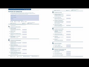 Vidéo explicatives sur le rapport de formation (2/2): Structure