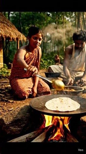 Indian tribes making food #cookinginnature #foodie #shorts