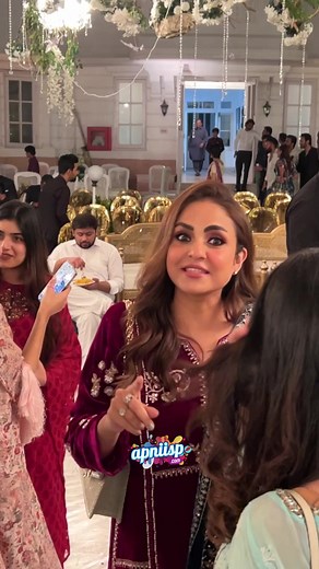 1.3M views · 8.8K reactions | #NadiaKhan at Umer Mukhtar's wedding function happening in Karachi right now ✨ | ApniISP.Com | Facebook