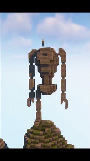 How to build an ancient statue in Minecraft | Timelapse | Tutorial
