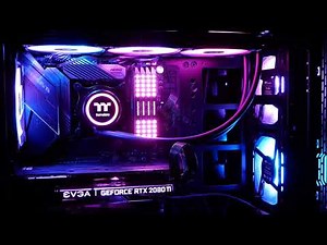 Thermaltake Water 3.0 360mm Liquid Cooler and 120mm Fan Kit - ARGB Sync Demo