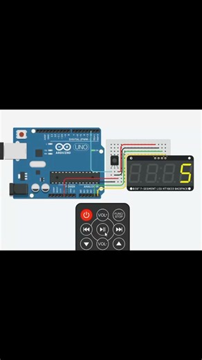 Ir sensor tester using arduino #arduino #shorts #arduinoproject