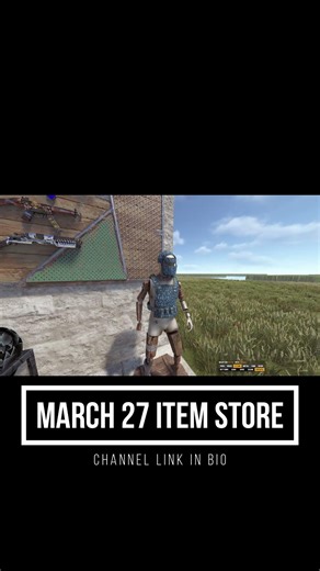 Rust Item Store | 27th March | Tempered SKS | Naval Metal Armor | New Rust Skins