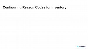 Configuring Reason Codes for Inventory (D100 L1)
