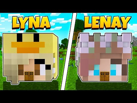 CASA DE LYNA VS CASA DE LENAY EN MINECRAFT