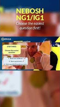NEBOSH NG1/IGE Exam: Choose the easiest question first! #nebosh #ngc #igc