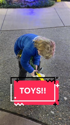 Hag has been stealing his cousins cup so when he seen his new favorite cup at the store he squealed!!