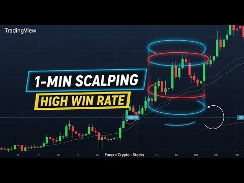 1-Minute Scalping Strategy: ADX & Keltner Channels (High Win Rate!)