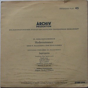 Giovanni Pierluigi da Palestrina - Improperia