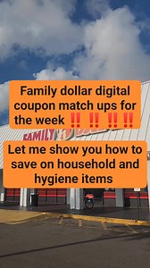 4.8K views · 29 reactions | Family dollar digital coupon match ups for the week Digital coupons are a one time use, once you use it you cannot use it again unless you have another account  Stay tuned for more with Deedee Lawrence aka couponing with deedee  #couponingwithdeedee #savings #digitalcoupons #couponcommunity #couponing | Deedee Lawrence | Facebook