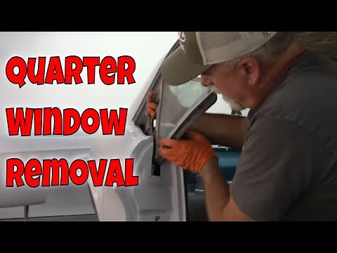 Removing the Quarter Window and Regulator from a classic Mustang. Jade part 64