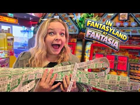 We Hit the JACKPOT at Fantasia Arcade! 🎰🎟️