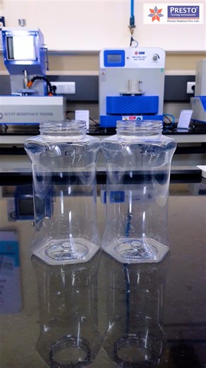 Top Load Test on Plastic Container (2)