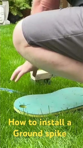 How to install a ground spike