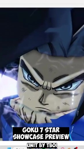 Goku's 7 Star Ability Showcase in Roblox ASTD