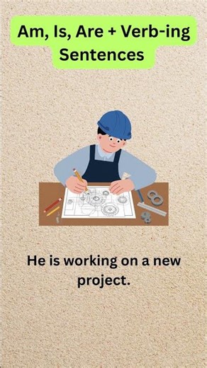 Is/Am /Are + Verb-ing Sentences in English Grammar | Speaking Practice #shorts #learnenglish