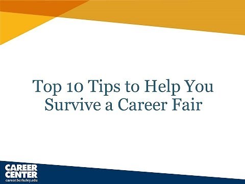 Top 10 Tips to Help You Survive a Career Fair