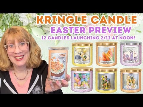 Kringle Candle Easter Preview - 12 Candles Launching 2/12 at Noon!