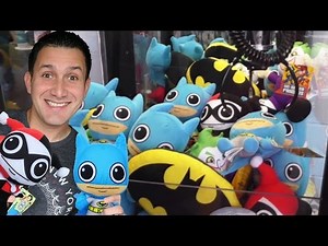 Batman Mania at the claw machine!
