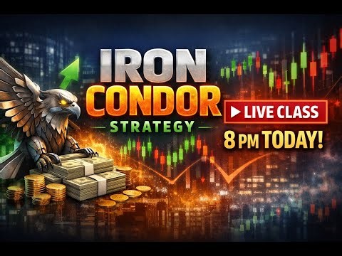 Iron Condor Strategy – Live Class இன்று இரவு 8 மணிக்கு | Options Trading Mastery