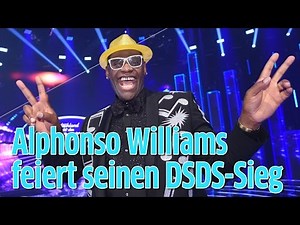 Alphonso Williams feiert seinen DSDS-Sieg