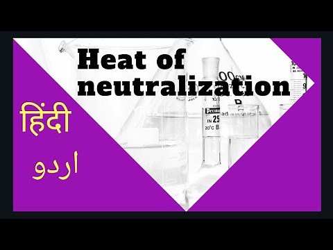 How to calculate enthalpy of neutralization experimentally|Heat of Neutralisation