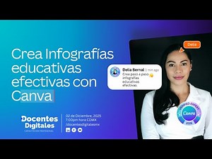 Crea infografías educativas efectivas con Canva