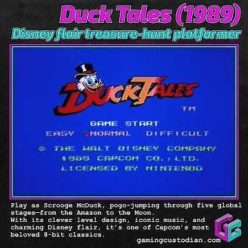 DuckTales (NES, 1989) #retrogaming #nes #capcom #8bit #nintendo #disney