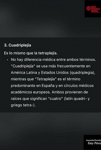 #Últimominuto: Diferencias entre Paraplejía, Tetraplejía y Cuadriplejía; caso Noelia en España
