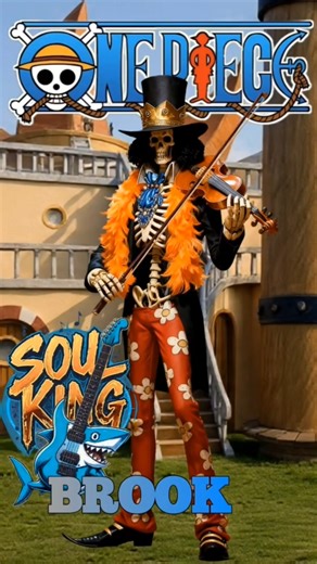 Brook Soul King Violin Bink's Sake | Shinka Creation #OnePiece #Brook #BinksSake