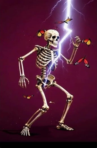 dancing skeleton - jumping skeleton - #3danimation #dance #shorts