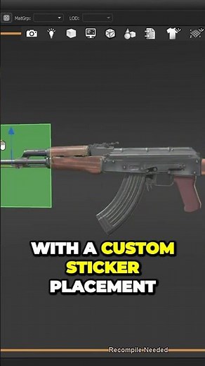 CS2 Update Custom Stickers Placement on Weapons Revealed