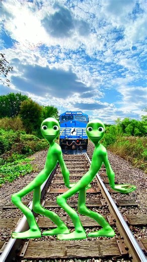 alien dance comedy Train Driver attack
