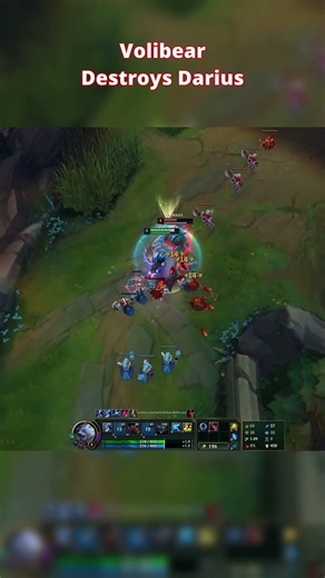 How to win every Volibear vs Darius Top Lane Mathchup #volibear #leagueoflegends #darius #dariustop
