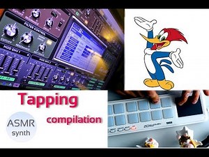ASMR synth - 1 hour tapping compilation #1/ relaxing audio