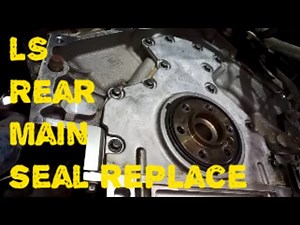 How to Replace Rear Main Seal Holden GM LS LS1 LS2 LS3 without removing Cover Plate