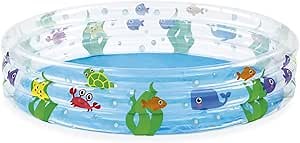 Bestway Ocean Themed Paddling Pool | Inflatable Pool for Kids, Kiddie Swimming Pool, Easy Set Up, Multiple of Designs