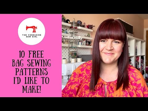 10 FREE Bag Sewing Patterns I’d Like To Make!