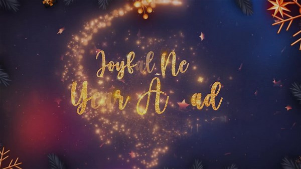 Christmas Card I Happy New Year 2025 Card for After Effects 2025