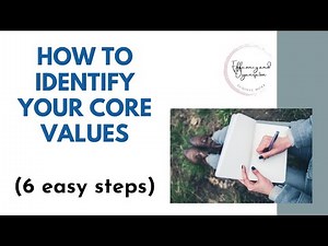 How to Identify Your Core Values