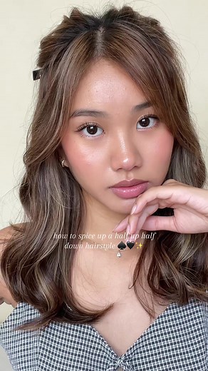 Bow Hairstyle Tutorial: Half Up Half Down with Ribbons