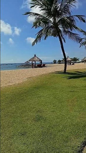 The beautiful Nusa Dua Beach in Bali