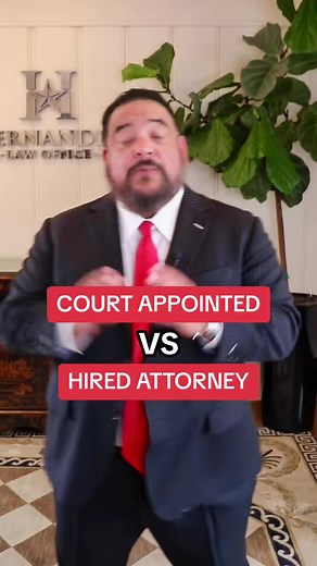 Court Appointed Attorney vs Hired Attorney, whats the difference? 🤔 #lawyer #viral #texas #attorney | Law Office of Jesse Hernandez